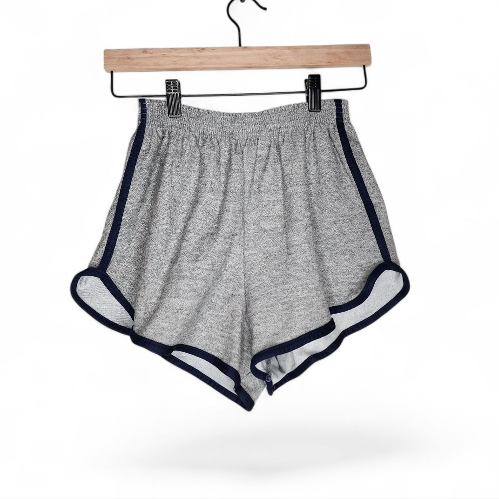 Catch 22 Vintage High Rise Dolphin Shorts in Gray and Navy Size XS